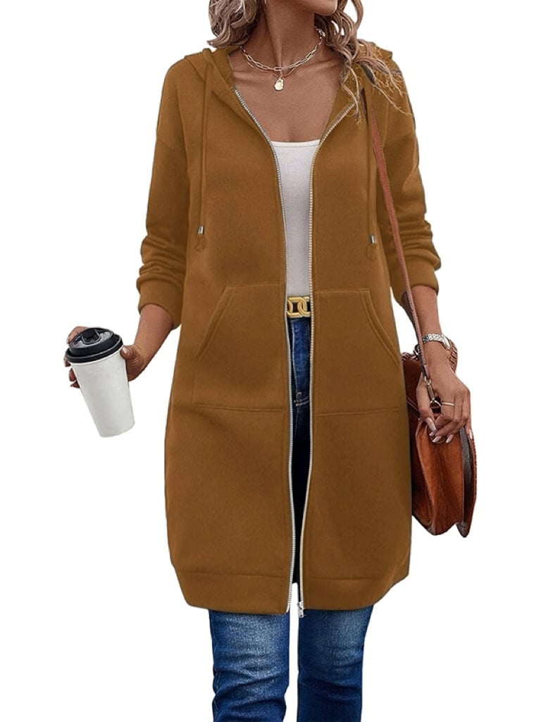 š„Best-1 Sale Longwearš„Women Fall/Winter 2025 Casual Zip up Fleece Hoodies