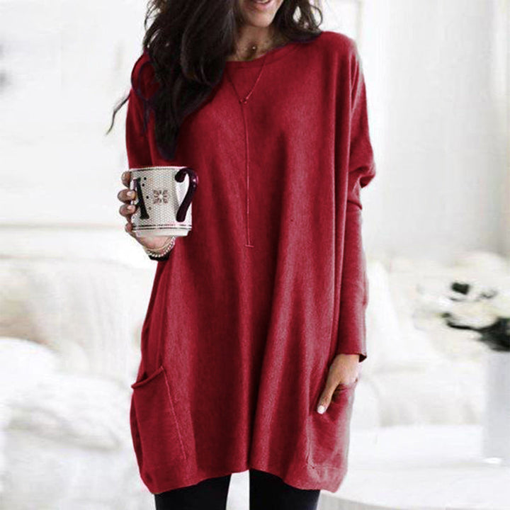 Women Fall/Winter Chic Round Neck Jumper