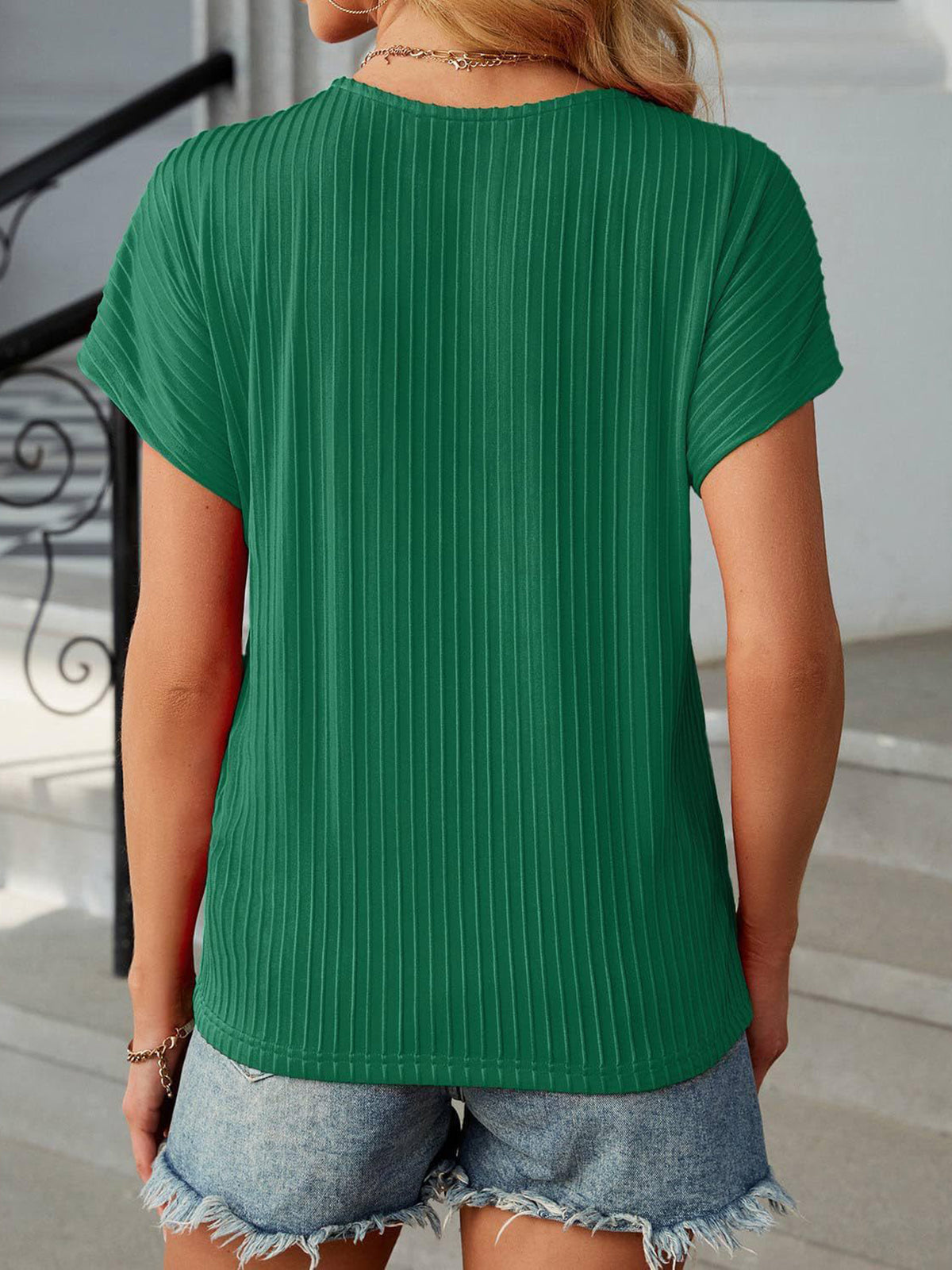 ✨Women Summer Classic Jacquard Stripe Tee