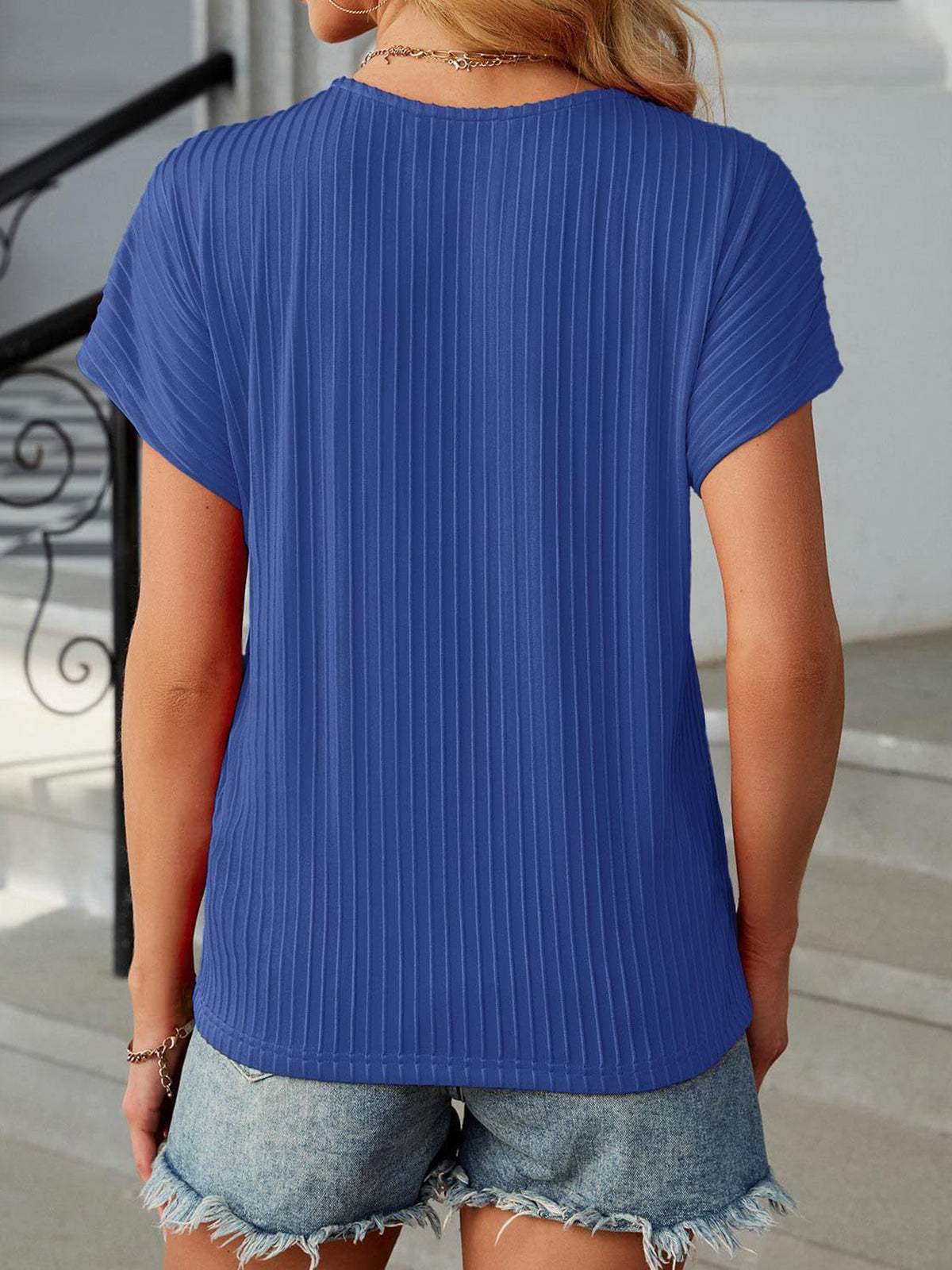 ✨Women Summer Classic Jacquard Stripe Tee