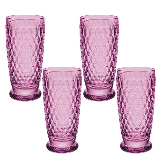 Boston Colored - Berry Highball / Beer Tumbler (Set of 4)