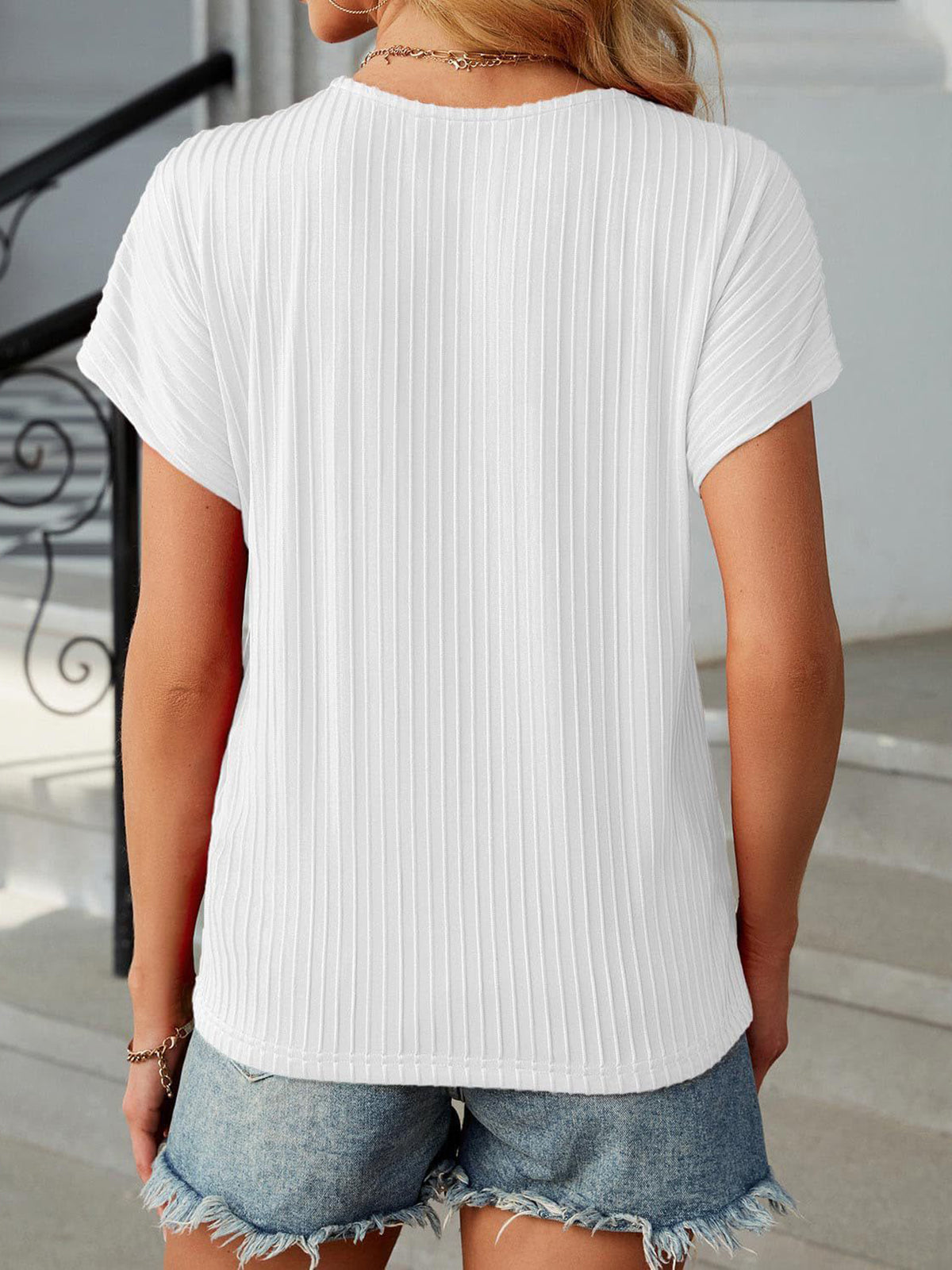 ✨Women Summer Classic Jacquard Stripe Tee