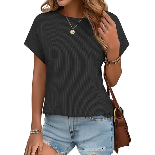 ✨Women Summer Classic Jacquard Stripe Tee