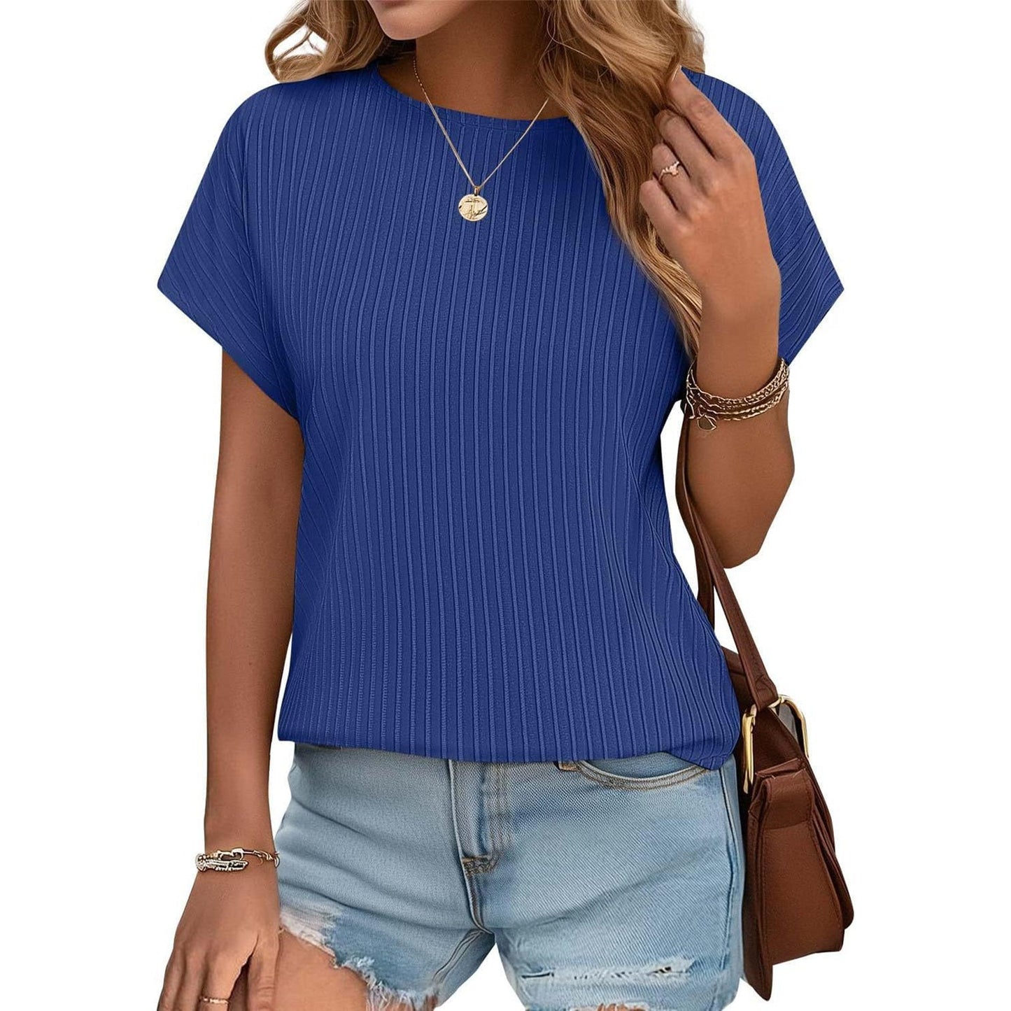✨Women Summer Classic Jacquard Stripe Tee