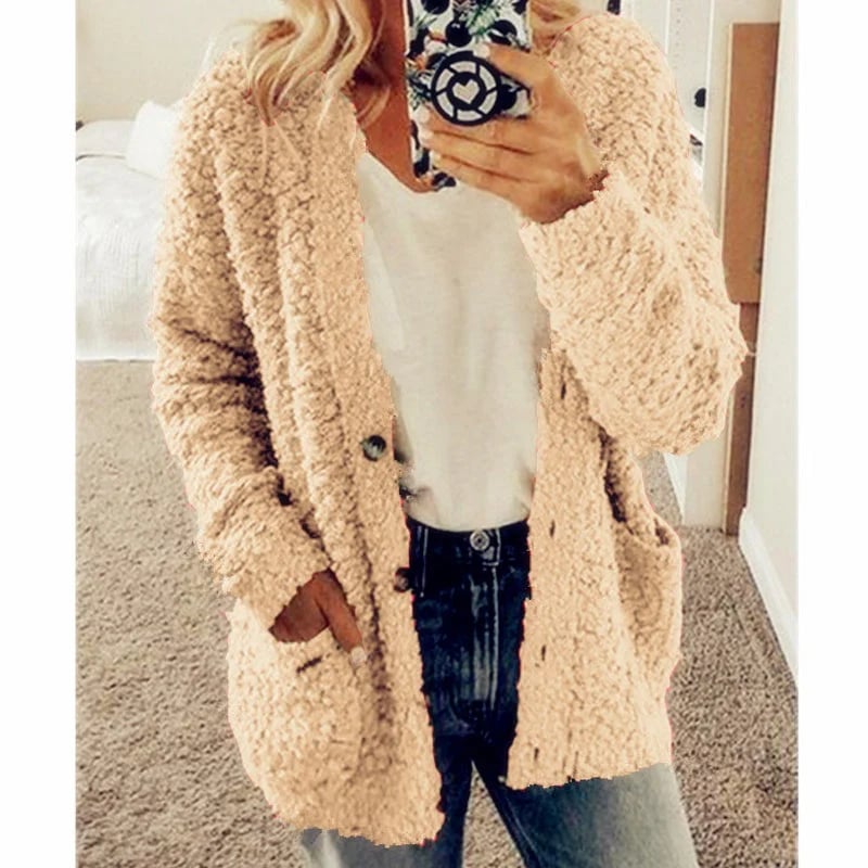 ✨Top-2 Sale Cardigan 2025✨Women Autumn/Winter Plus Size Casual Velvet Cardigan