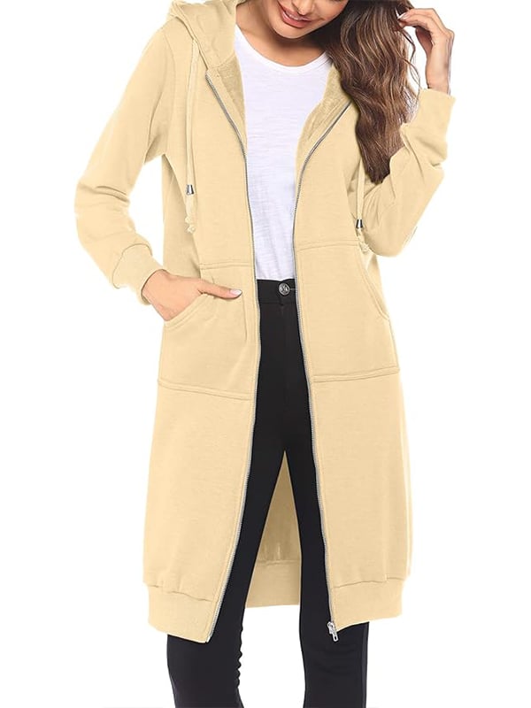 🔥Best-1 Sale Longwear🔥Women Fall/Winter 2025 Casual Zip up Fleece Hoodies