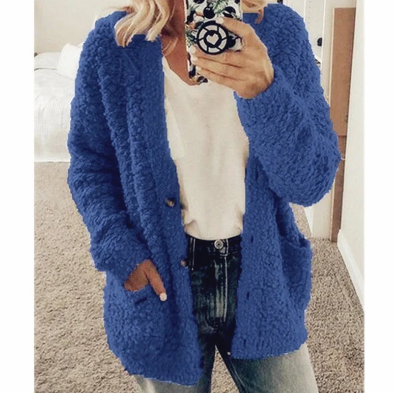 ✨Top-2 Sale Cardigan 2025✨Women Autumn/Winter Plus Size Casual Velvet Cardigan