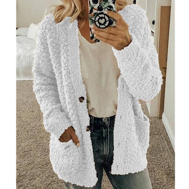 ✨Top-2 Sale Cardigan 2025✨Women Autumn/Winter Plus Size Casual Velvet Cardigan